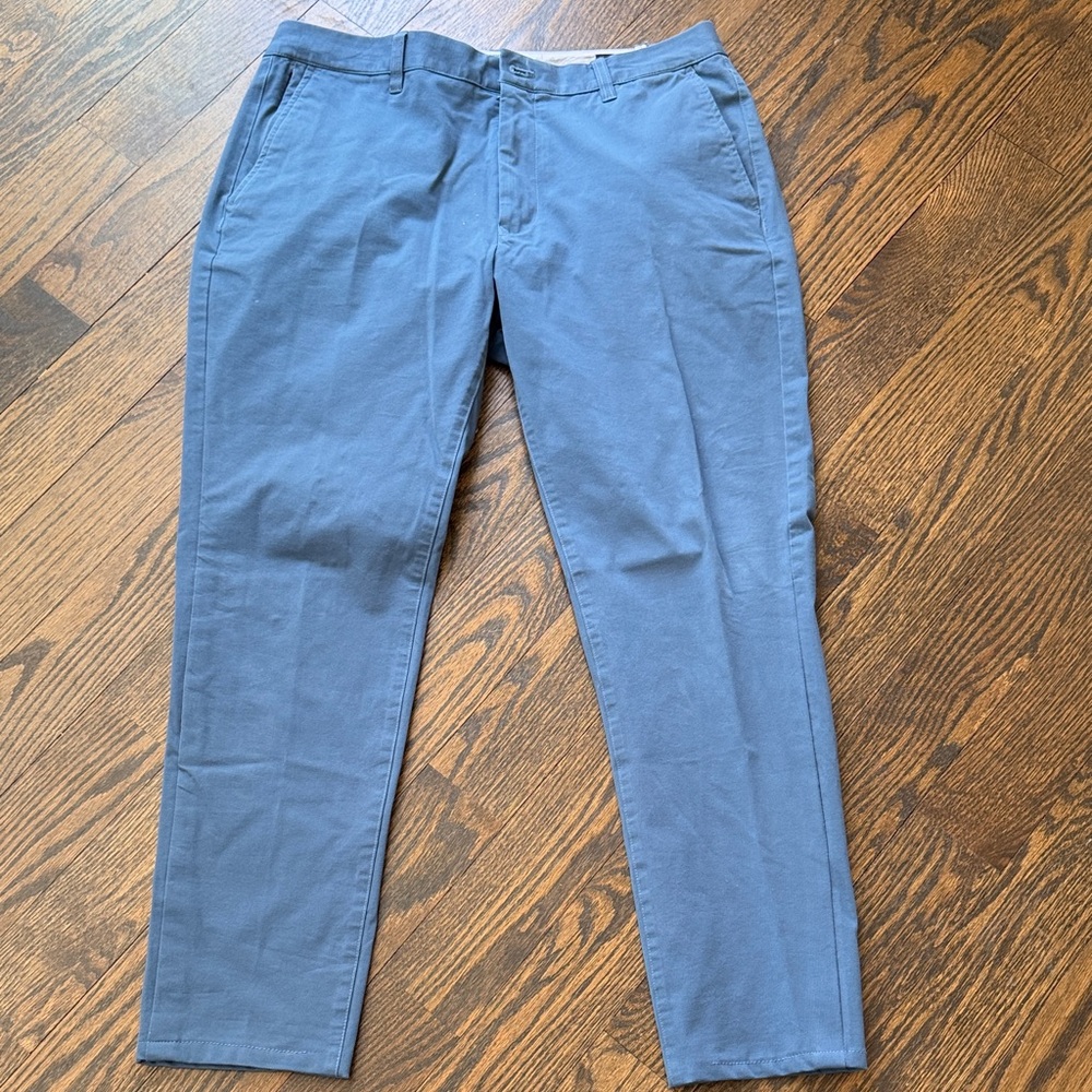 Bonobos Men's Classic Cotton-Blend Chino Pants in Blue 34x30